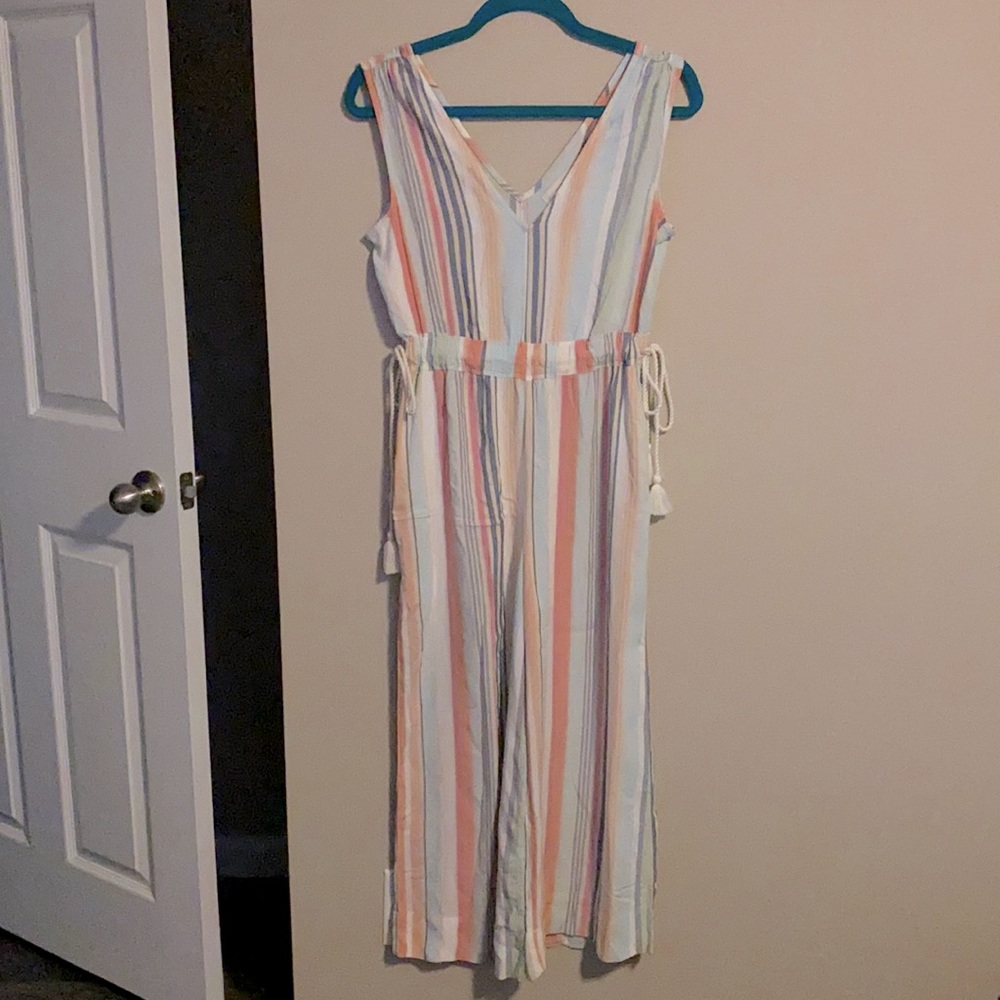 Striped Jumpsuit